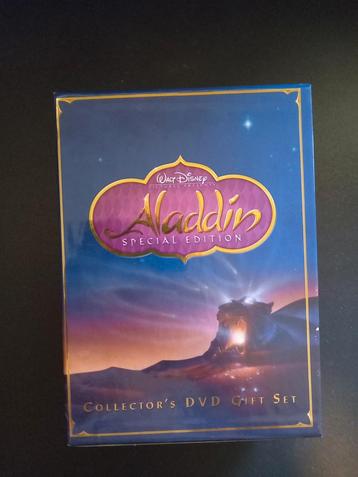 Aladdin - Gift set Disney filmframe, boek, schetsen, DVD  beschikbaar voor biedingen