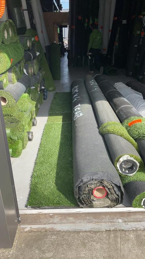 Kunstgras 10.25x4 met witte strepen, Tuin en Terras, Gras en Kunstgras, Nieuw, Kunstgras, 20 m² of meer, Ophalen