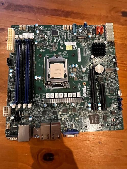 Supermicro X11SCH-LN4F Moederbord + Intel Xeon E-2226G, Computers en Software, Moederborden, Zo goed als nieuw, Intel, DDR4, Verzenden