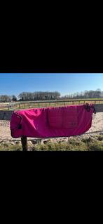 Roze statiedeken met borstflap en sierkoord 195, Ophalen of Verzenden, Zo goed als nieuw