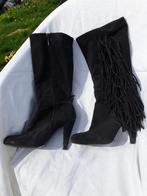 Gave hoge zwarte laarzen met franjes. Mt 37 Merk Zara, Kleding | Dames, Hoge laarzen, ., Zwart, Ophalen of Verzenden