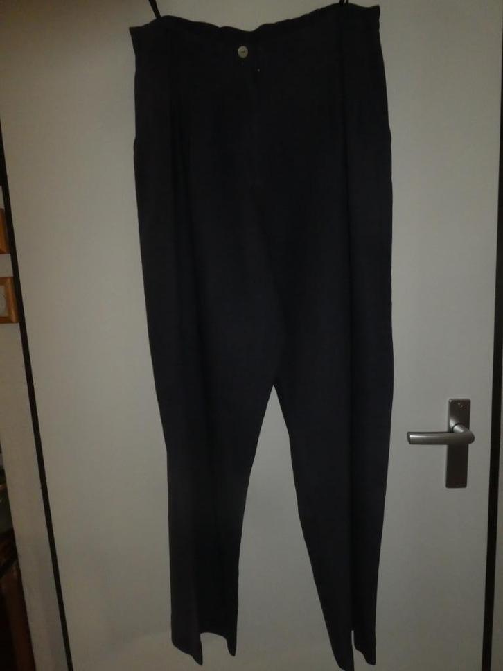 Pantalon, maat 46, Marca, Kleding | Dames, Broeken en Pantalons, Zo goed als nieuw, Maat 46/48 (XL) of groter, Zwart, Lang, Ophalen of Verzenden