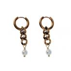 Ø15mm Oorringen Dames Verguld RVS Langer Oorbellen, Overige materialen, Hangers, Birgitta-Gracht 33, 6465 EL Kerkrade, Nederland