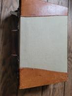 Vintage leren koffer, Gebruikt, Slot, Ophalen of Verzenden, Minder dan 35 cm