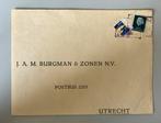 Fragment van een envelop met treinzegel, Ophalen of Verzenden, Envelop