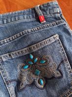 Esprit spijkerbroek 3/4 ibiza boho details zgan, Kleding | Dames, Spijkerbroeken en Jeans, W33 - W36 (confectie 42/44), Blauw