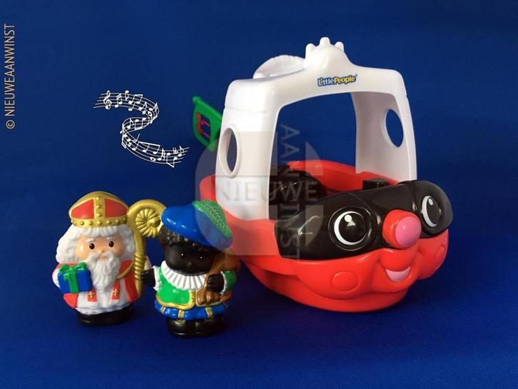 Fisher-Price Little People Sinterklaasboot, Diversen, Sinterklaas, Zo goed als nieuw, Verzenden