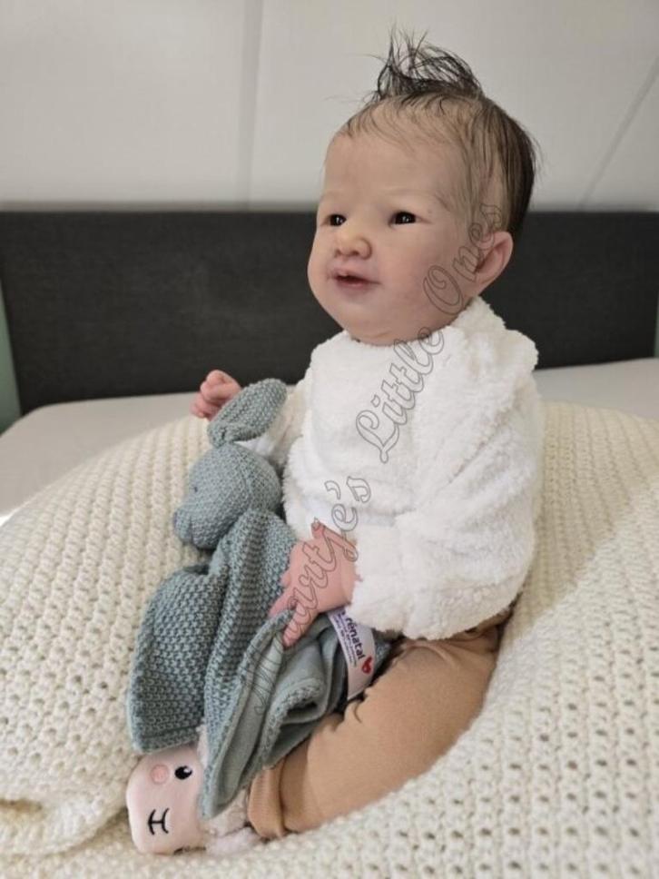 Reborn Kimmie, prototype, uniek, Verzamelen, Poppen, Zo goed als nieuw, Pop, Levensecht of Reborn, Ophalen of Verzenden