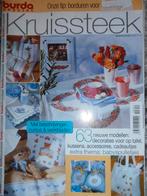 Burda special kruissteek E654 met 63 modellen borduren, Ophalen of Verzenden, Zo goed als nieuw, Borduren en Naaien, Burda special