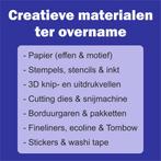 Creatieve materialen ter overname (+/- 2200 stuks), Hobby en Vrije tijd, Kaarten | Zelf maken, Ophalen, Nieuw, Overige thema's