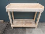Circulaire sidetable/oppottafel/BBQ tafel, Tuin en Terras, Ophalen, Zo goed als nieuw