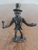 Oud tinnen beeldje van een stadsomroeper. Daalderop??, Ophalen of Verzenden, Zo goed als nieuw, Mens