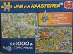 Jan van Haasteren Puzzel 2x1000 - BBQ & Foodtruck, Ophalen of Verzenden, 500 t/m 1500 stukjes, Zo goed als nieuw