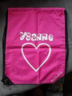 Gym, zwem, tas met naam Ysanne, Ophalen of Verzenden, Gebruikt, Roze, Rugtas