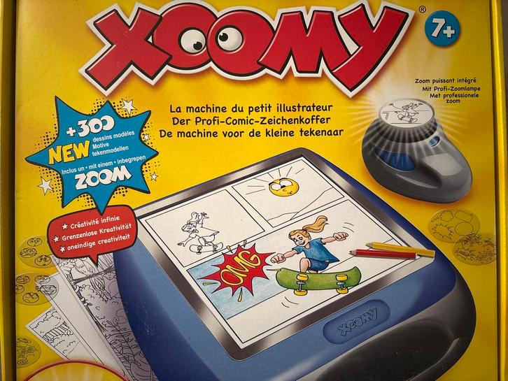 Xoomy Tekenmachine met Zoomlamp, Kinderen en Baby's, Speelgoed | Educatief en Creatief, Gebruikt, Knutselen, Met licht, Ophalen of Verzenden
