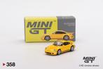 Jsn Mini GT 1:64 RUF CTR Anniversary Blossom Yellow LHD, -, Nieuw, Ophalen of Verzenden, Mini GT