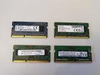 DDR3 RAM-geheugen voor laptops, Computers en Software, RAM geheugen, DDR3, Ophalen of Verzenden, Zo goed als nieuw, Laptop