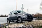 Fiat 500 1.0 Hybrid Sport | Panoramadak | Sportpakket | Digi, Gebruikt, Zwart, 4 stoelen, Leder en Stof