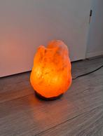 Himalaya zoutsteen lamp, Huis en Inrichting, Overige materialen, Natuurlijk, Ophalen of Verzenden, Zo goed als nieuw