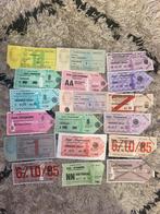 18x oud ticket Ajax Feyenoord 1976-1995, Verzamelen, Overige typen, Gebruikt, Ophalen of Verzenden, Ajax