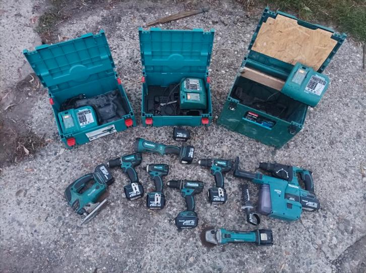 Makita accu gereedschappen, Doe-het-zelf en Verbouw, Gereedschap | Handgereedschap, Gebruikt, Ophalen