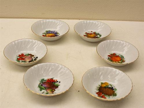 6 Genune Royal Frankonia schaaltjes 30112, Huis en Inrichting, Keuken | Servies, Gebruikt, Schaal of Schalen, Overige stijlen