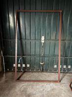 Twijfelaar bed 120x190 cm, zeer robuust, Huis en Inrichting, Slaapkamer | Bedden, Ophalen, Gebruikt, Bruin, 190 cm of minder