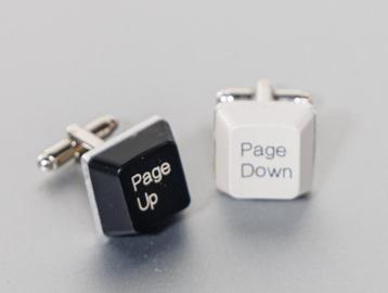 Manchetknopen - Page Up / Down (1 set uniek) beschikbaar voor biedingen