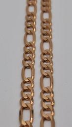 gouden  figaro schakel ketting 14kt, Sieraden, Tassen en Uiterlijk, Kettingen, Www.bredajuwelier.nl, Nieuw, Ophalen of Verzenden