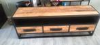 Mango houten TV meubel, Huis en Inrichting, Kasten | Televisiemeubels, Overige houtsoorten, Gebruikt, 100 tot 150 cm, Ophalen of Verzenden