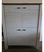 Kledingkast Wit/Grijs 120x50x149, Huis en Inrichting, Kasten | Kledingkasten, 100 tot 150 cm, Ophalen of Verzenden, Zo goed als nieuw