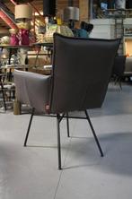3 x luxe eetkamerstoel SANNE Jess Design leer armleuningen, Ophalen, Gebruikt, Overige kleuren, Drie