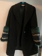 Exclusief Tommy Hilfiger wollen halflang winterjas,als nieuw, Ophalen of Verzenden, Zo goed als nieuw, Maat 36 (S), Blauw