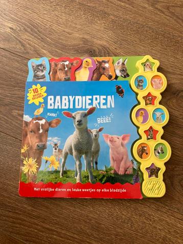 Babydieren - boek met geluiden beschikbaar voor biedingen