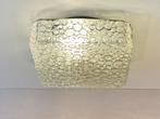 Vintage plafonnière bubble glas afmeting 24x24 cm, Huis en Inrichting, Lampen | Plafondlampen, Ophalen of Verzenden, Gebruikt