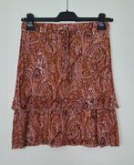 Leuke gevoerde rok met mooi patroon, elastische tailleband,, SET, Ophalen of Verzenden, Zo goed als nieuw, Maat 34 (XS) of kleiner
