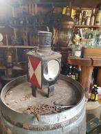 Oude sein spoorweglamp, Antiek en Kunst, Ophalen of Verzenden