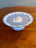 Wedgwood Jasperware Taartschaal, lichtblauw met Witte Relief, Ophalen of Verzenden