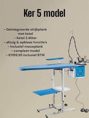 Battistella Ker5 stoomstrijkijzer met strijkplank 2in1 NIEUW beschikbaar voor biedingen