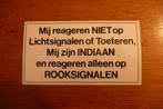 sticker chauffeur vrachtwagen bumperklever bumperstikker, Verzamelen, Ophalen of Verzenden, Zo goed als nieuw, Auto of Motor