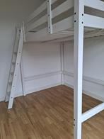 Stora hoogslaper wit 140x200, Huis en Inrichting, Slaapkamer | Stapelbedden en Hoogslapers, Gebruikt, Hoogslaper, 160 tot 180 cm