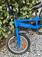 Blauwe jongens fiets 16 inch, Ophalen, Zo goed als nieuw, 16 tot 20 inch