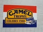 sticker CAMEL Trophy CELEBES 1988, Ophalen of Verzenden, Zo goed als nieuw, Merk