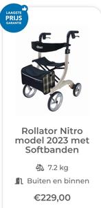 Te koop: Rollator nitro 2023 maat S, Ophalen, Opvouwbaar, Zo goed als nieuw