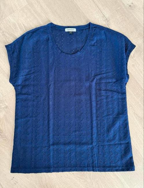 TrueSpirit blauwe broderie t-shirt maat L, Kleding | Dames, T-shirts, Nieuw, Maat 42/44 (L), Korte mouw, Ophalen of Verzenden