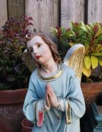 Antiek kerkbeeld engel beeld prachtig fijn igst 33cm Miekje, Ophalen of Verzenden