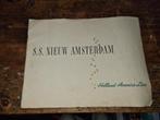 Promotie brochure SS Nieuw Amsterdam NASM / HAL, Boek of Tijdschrift, Gebruikt, Verzenden