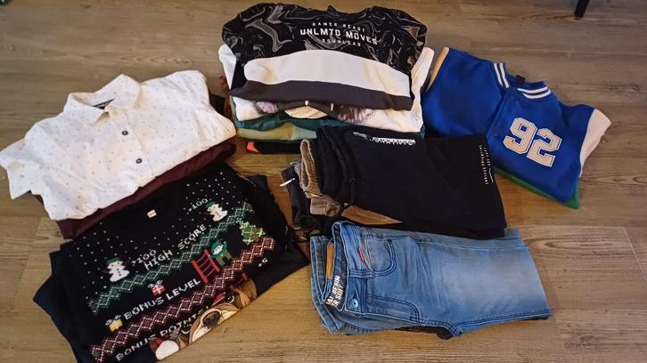 Kleding pakket jongens maat 134 140, Kinderen en Baby's, Kinderkleding | Maat 134, Zo goed als nieuw, Jongen, Overige typen, Ophalen of Verzenden