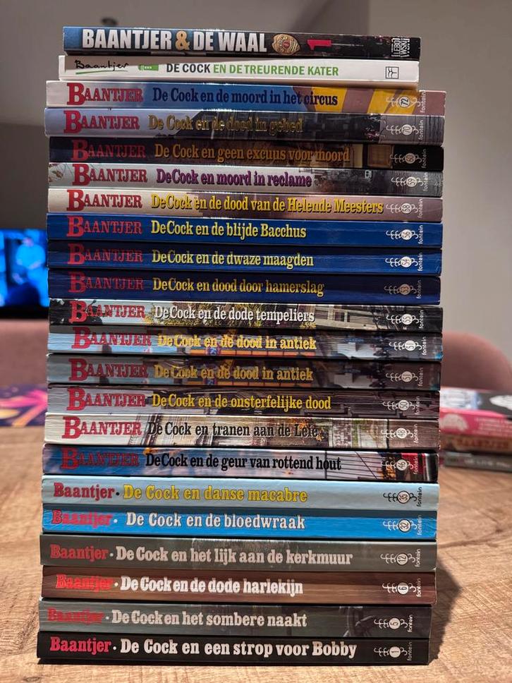 Baantjer De Cock boeken - diverse zie omschrijving, Boeken, Detectives, Gelezen, Tv-bewerking, Ophalen of Verzenden