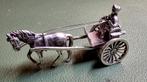 Damesrijtuig, zilveren miniatuur, Ophalen of Verzenden, Zilver